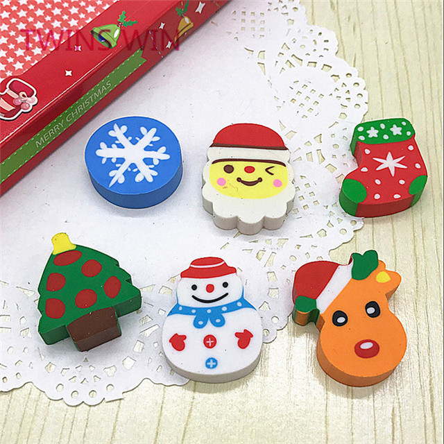 2018 school creative stationery set christmas present eraser for kids 463