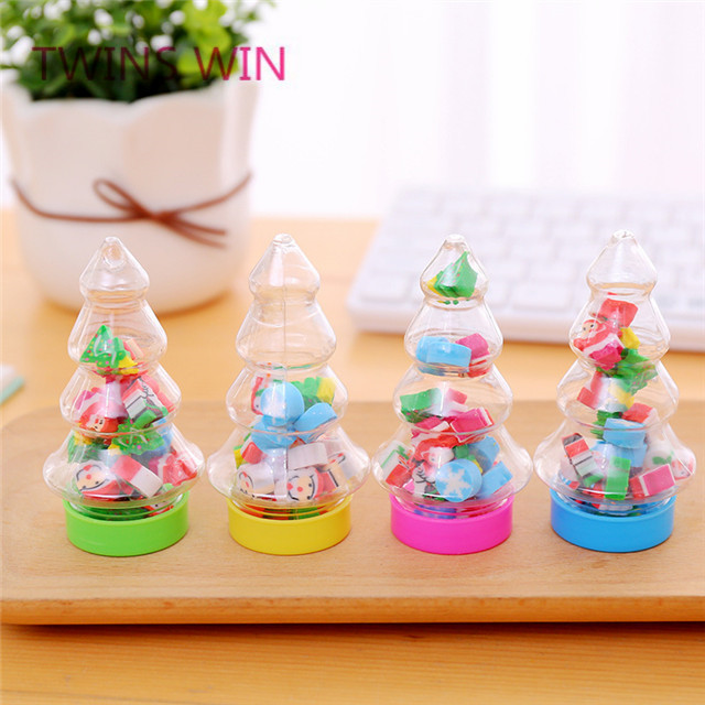 Wholesale school supplies christmas stationery eraser rubber 453