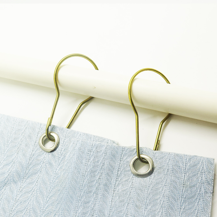 YIWANG Wholesale Metal Home Accessories Shower Curtain Hanger Hook