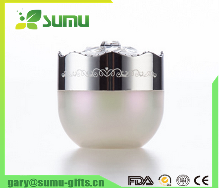 10g Hot Sale Diamond Acrylic Cream Jar Cosmetic Jar