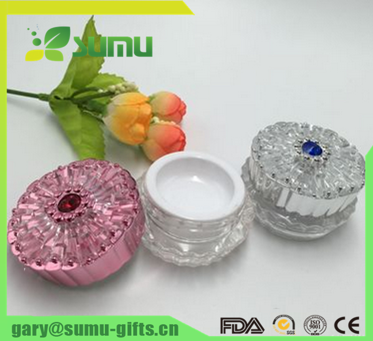 5g,10g Professional New Style Hot Sale Diamond Shape Clear Empty Cosmetic Jar