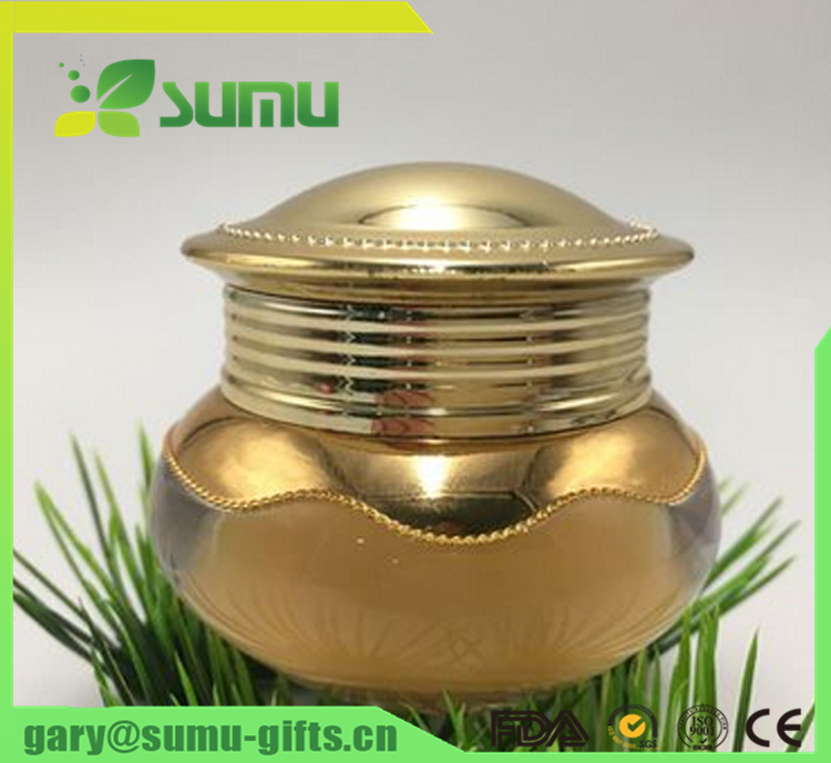 15g Golden clolr luxury cosmetic jar