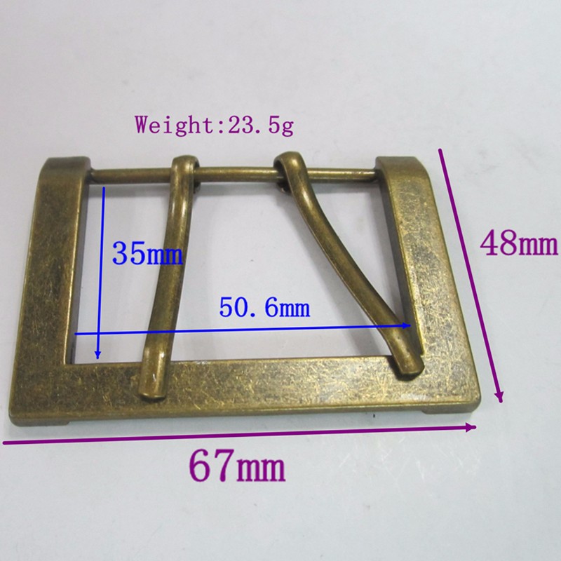 wholesale custom made metal double prong belt pin buckle made in china