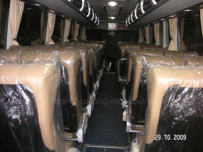 Leather sprintere van seats with safe belt and footrest