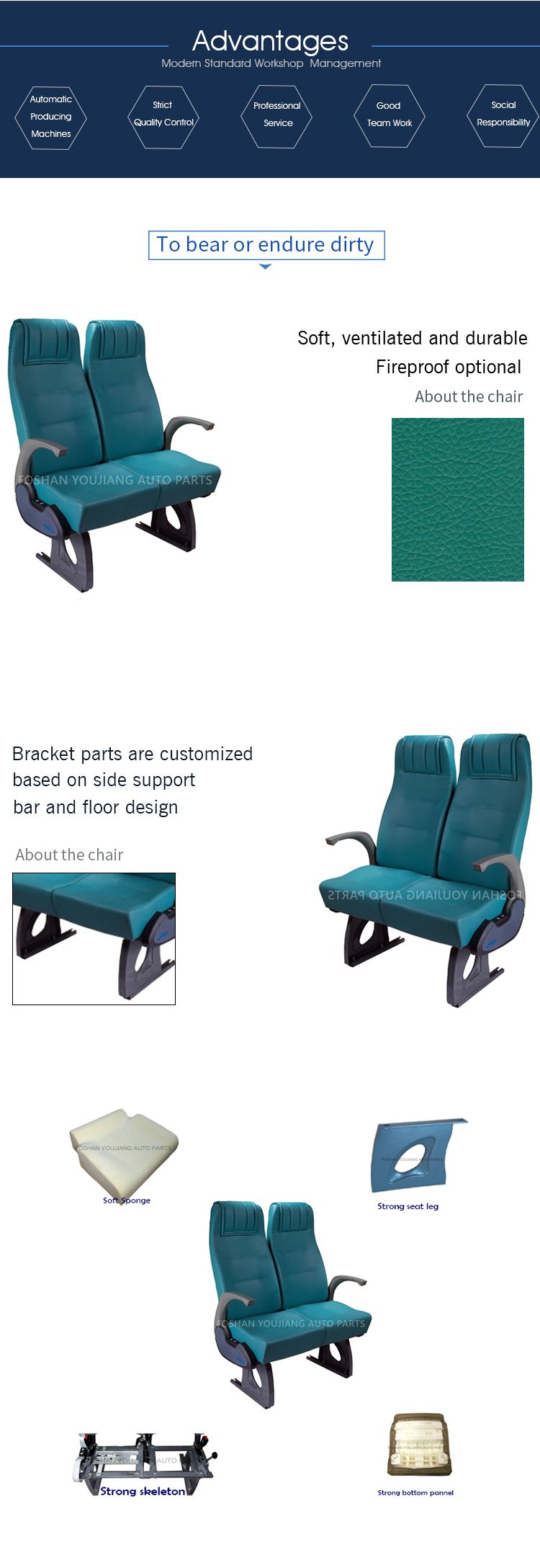 rotating upholstery bus seat,fold luxury bus seat,fabric bus bench seat
