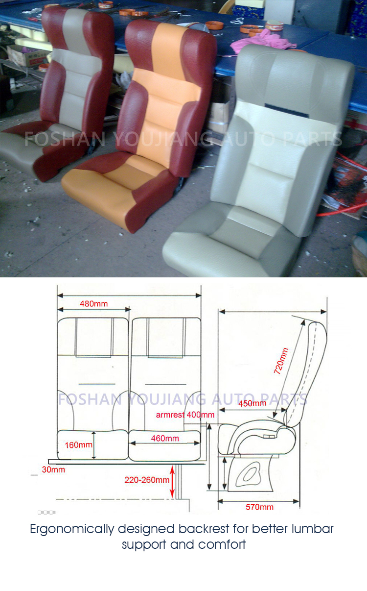 luxury sleeper bus seat,fabric vip bus seat,reclining upholstery bus seat
