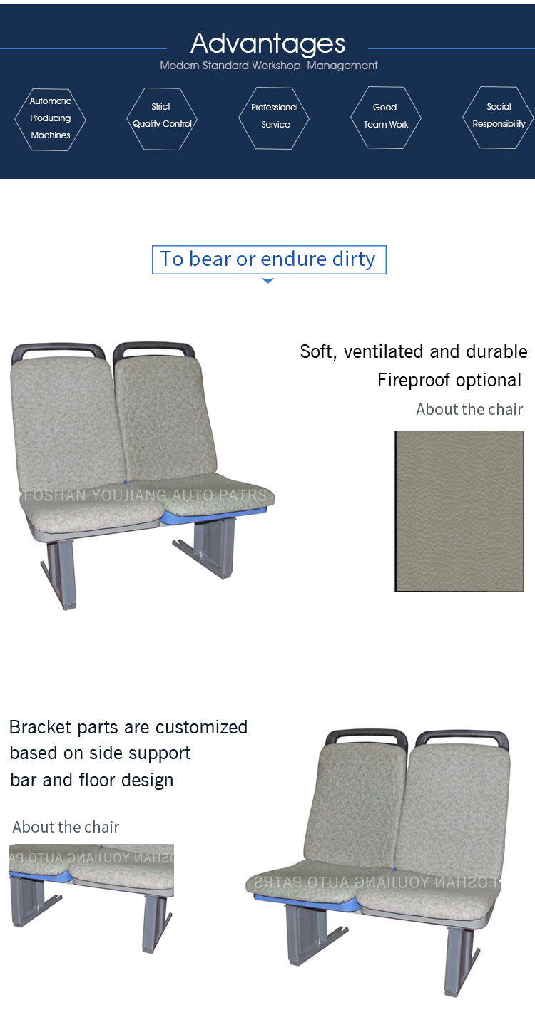 comfortable fabric city bus seat,new universal school bus seat
