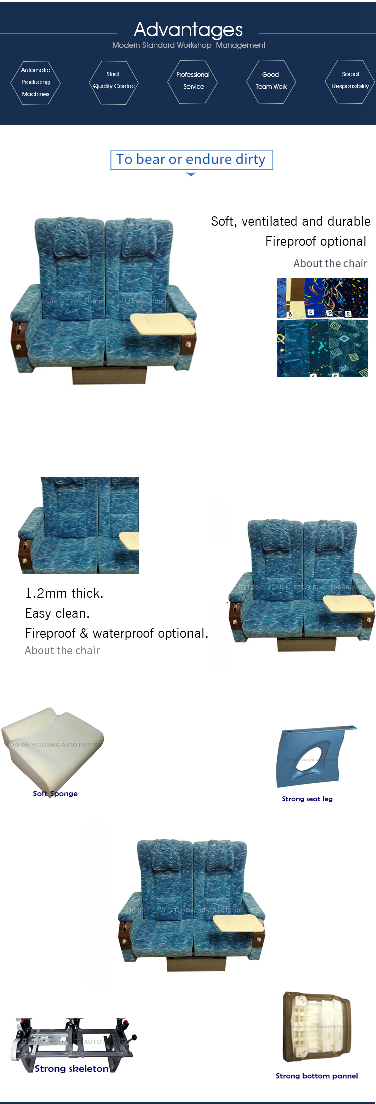 fabric swivel bus seat,folding conversion van seats,luxury bus seat for sale