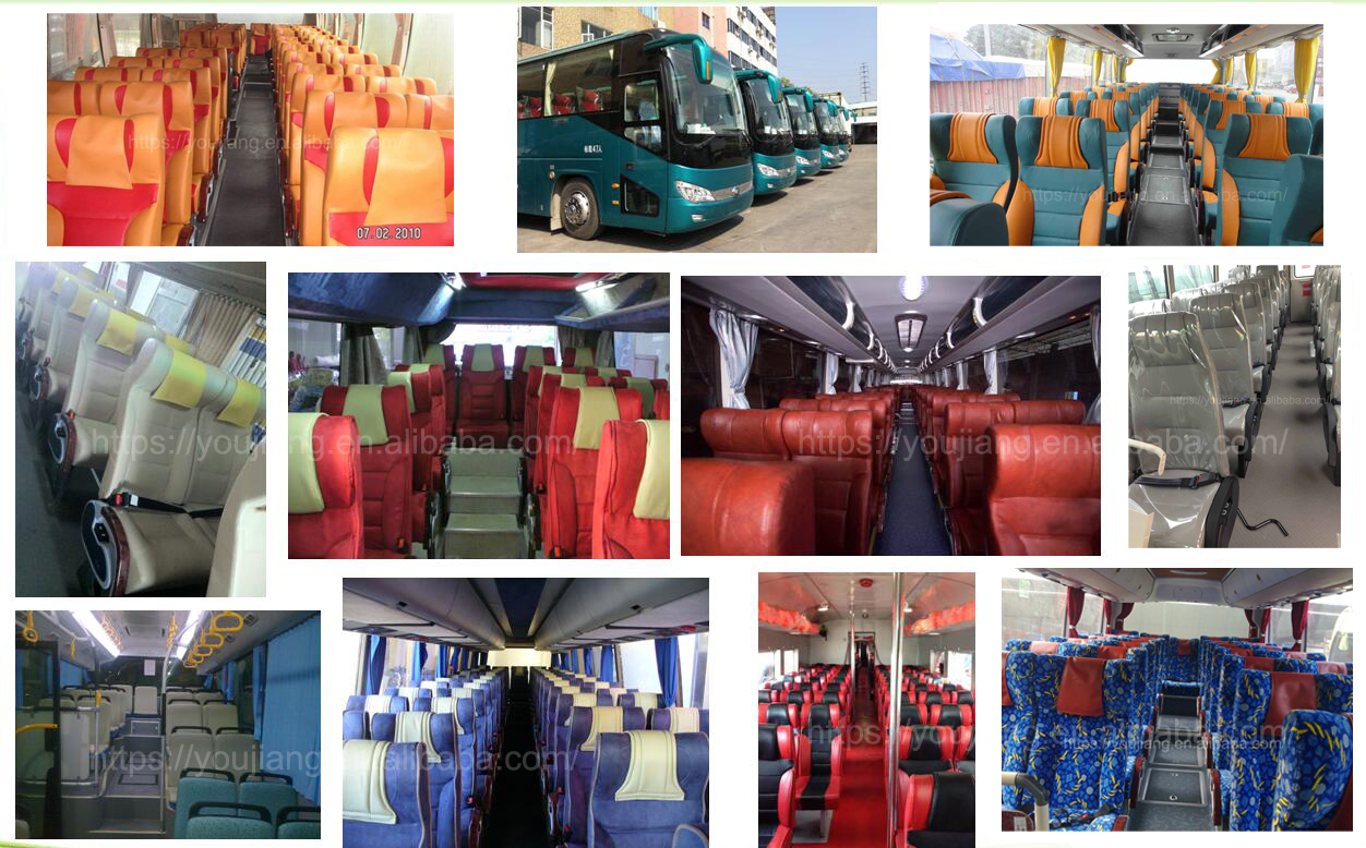 rotating adjustable coach bus seat,leather shock absorbing bus seat for sale