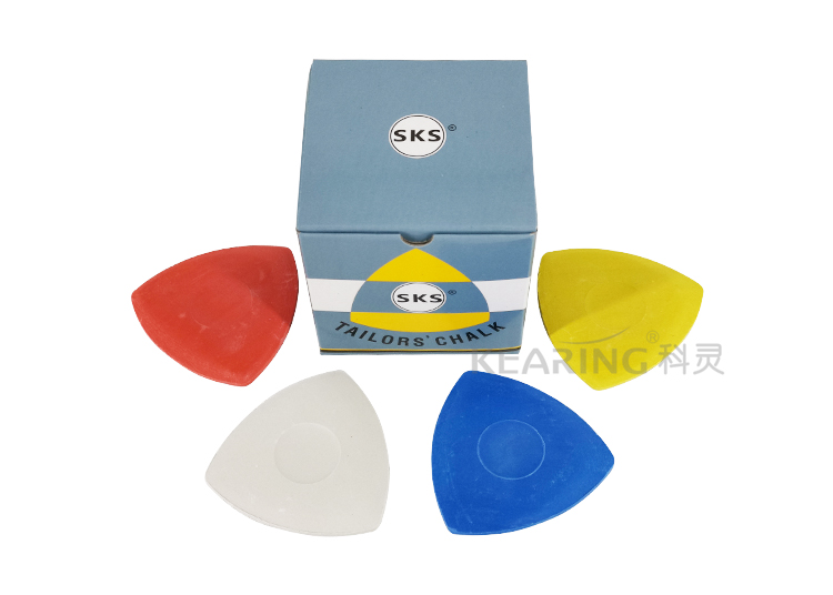 SKS Brand Self Vanishing Air Erasable Tailor Chalk  in Triangle Shape ( 10 pieces as 1 box ) #AC10
