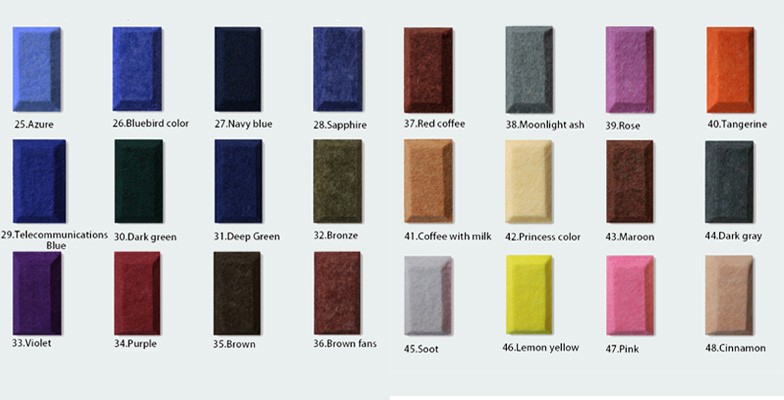 new style toughness pet acoustic panels high sound absorption fire-proof pet acoustic panels