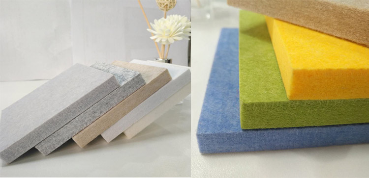 Recovered Material pet sound proof foam for wall