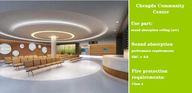 Tianjie Acoustic panels Factory interconnected sand fire protection A grade acoustic panel For airport wall