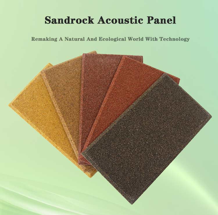 Tianjie Acoustic panels Factory substrate Sandblasted surface treatment Superfine inorganic natural sand acoustic panel