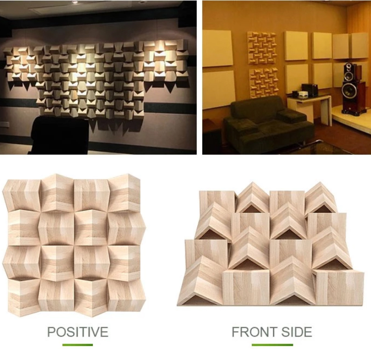 Tianjie Acoustic panels Factory 3d new design acoustic panels diffuser acoustic
