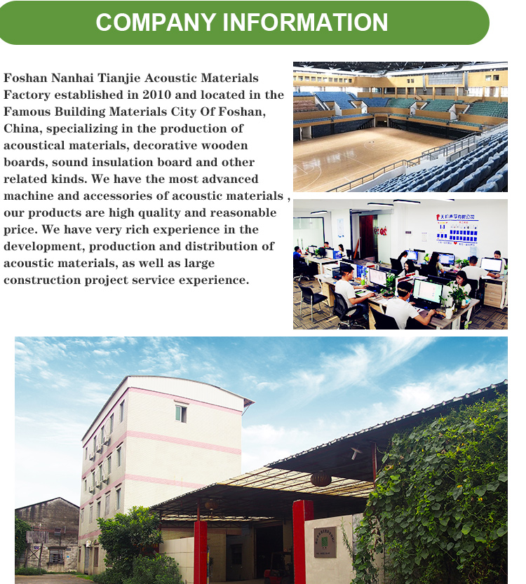 Tianjie Acoustic panels Factory Pet acoustic panels for senior villas acoustic panel acoustic