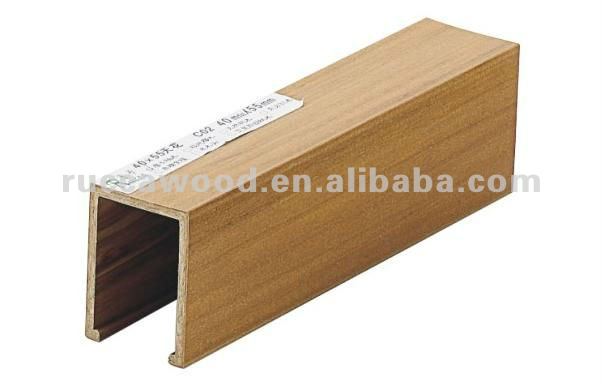 wood plastic composite ceiling board 40*55mm