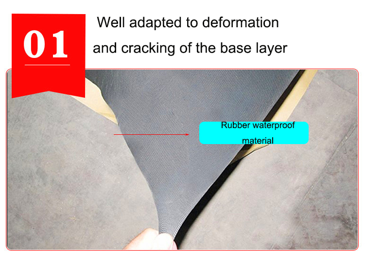 Factory direct quality EPDM Rubber waterproofing membrane