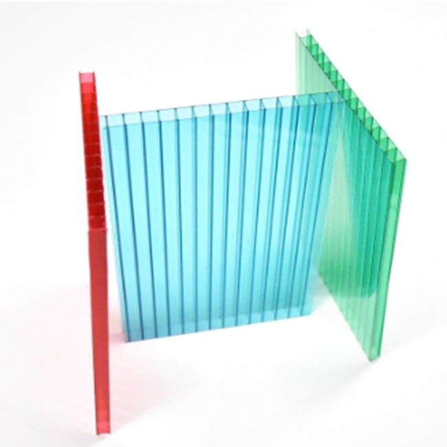 new material 6mm polycarbonate hollow sheet for exterior decoration