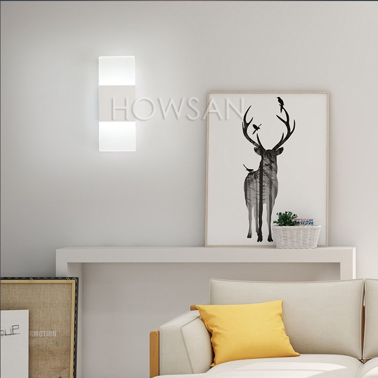 Amazon hot selling indoor lamp acrylic LED wall light
