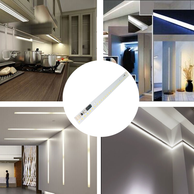 HOSLIGHT C5 8W LED Ceiling Modules Lights 2835 SMD PCB Board Lamps Direct  AC 220V Driverless 3000K Linear