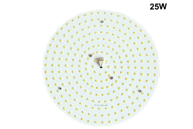 HOSLIGHT C2 25W LED Ceiling Modules Light 2835 SMD PCB Board Lamps with Magnet Direct  AC 220V Driverless 3000K Round
