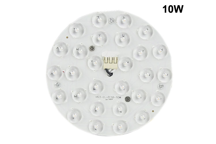 HOSLIGHT C3 10W LED Ceiling Module Light  Adjustable CCT 2835 SMD PCB Board Lamp with Magnet Direct AC 220V Driverless Round