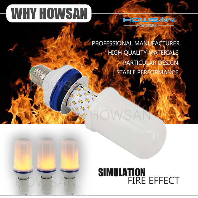New Arrival Best Price Discount Garden Electric Fire Light Led Flickering Flame Bulb