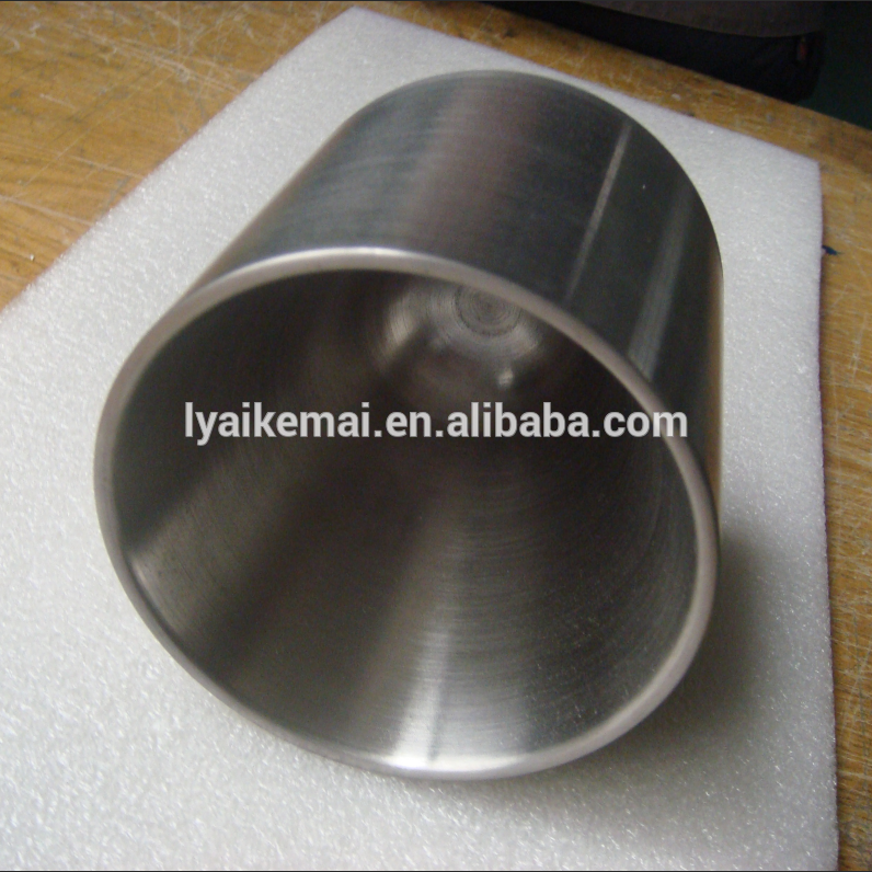 Promotion item heating element sintered pure tungsten crucible for sale