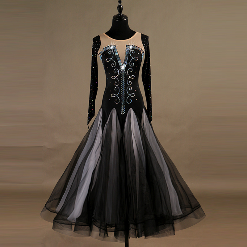 DB19052  Custom Size Dance Competition Wear Standard Women  Ballroom Dress