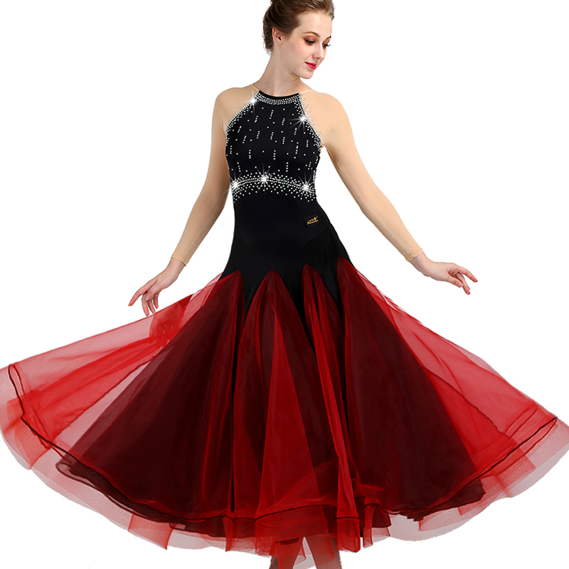 DB19044  Custom Size Dance Competition Wear Standard Women Ballroom Dress