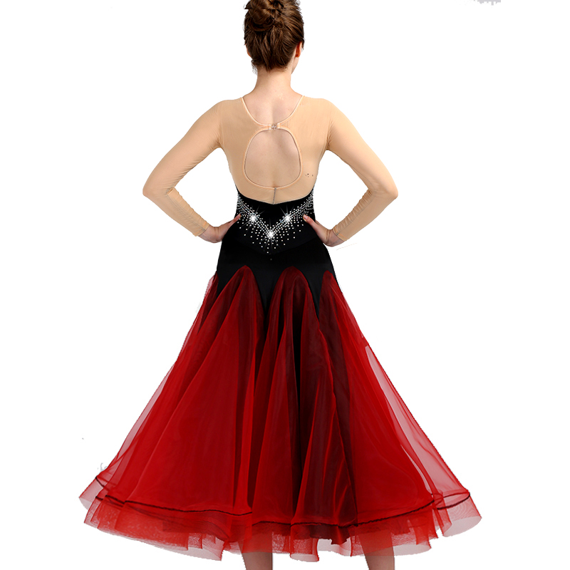 DB19044  Custom Size Dance Competition Wear Standard Women Ballroom Dress