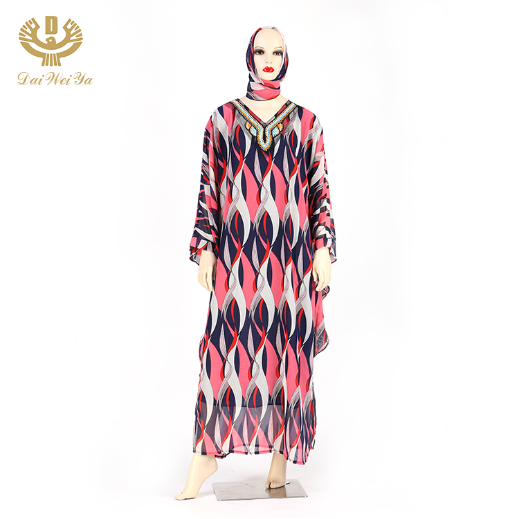 2019 New Style Latest Design Abaya Muslim Long Maxi Casual Women Dress