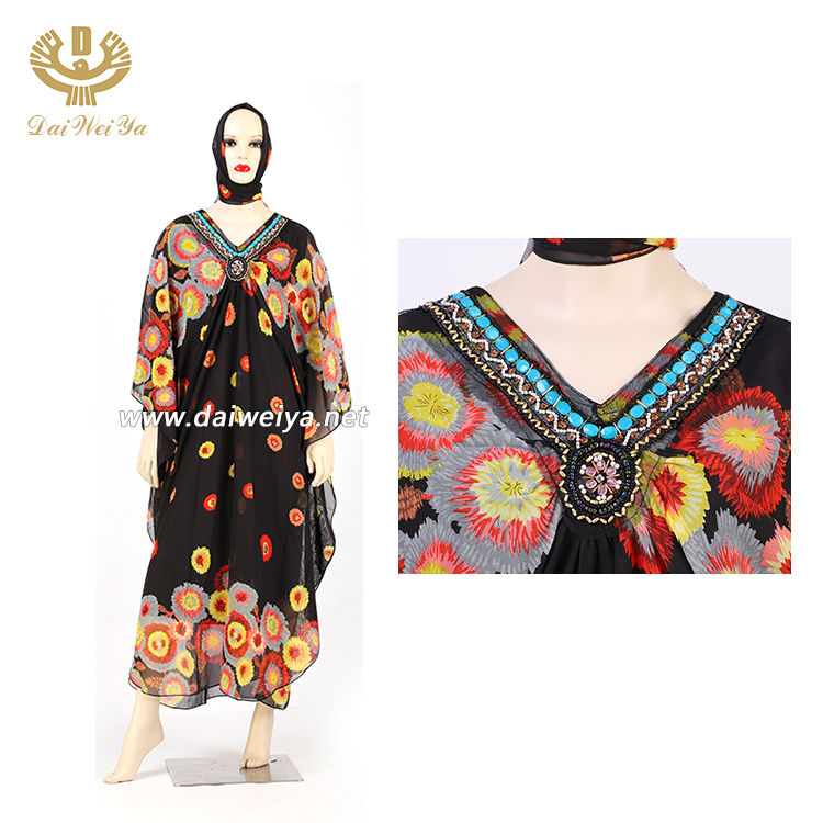 Cheap Price Fashion Dubai Ladies Long Dress For Muslim