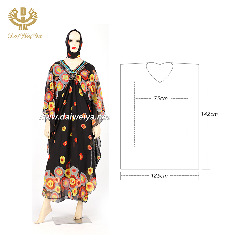 Cheap Price Fashion Dubai Ladies Long Dress For Muslim
