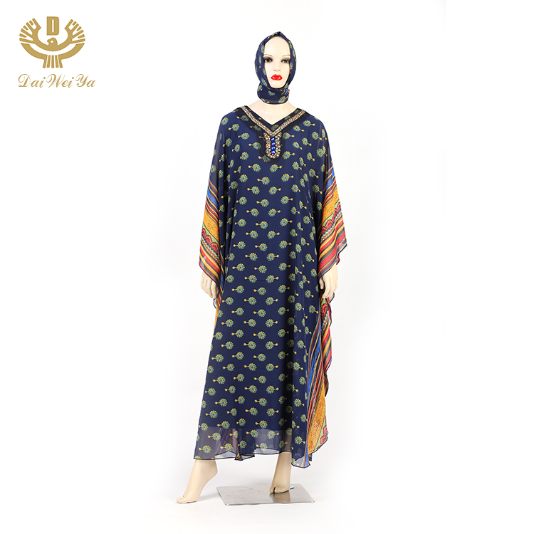 Wholesale Sales Elegant Dubai Muslim Ladies Abaya Dress