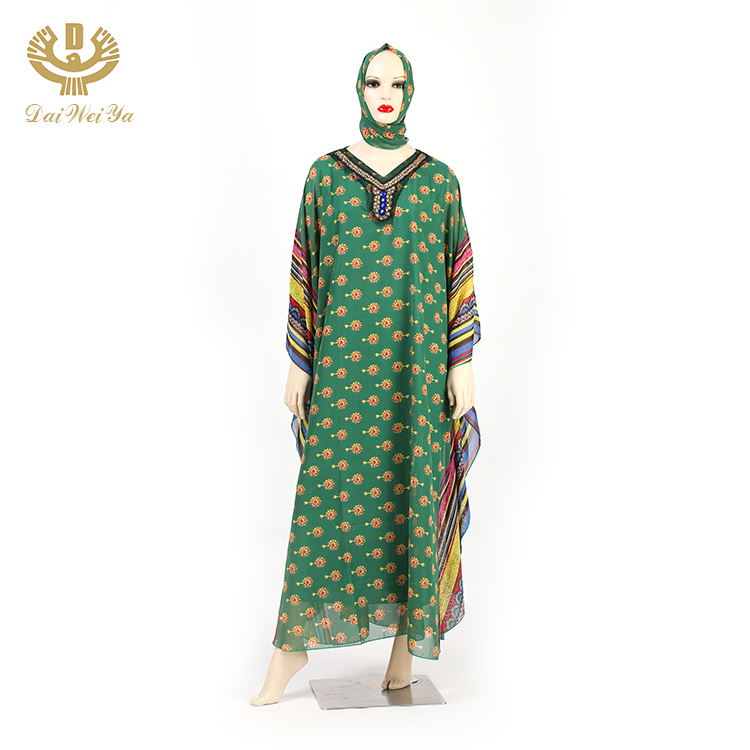 Wholesale Sales Elegant Dubai Muslim Ladies Abaya Dress