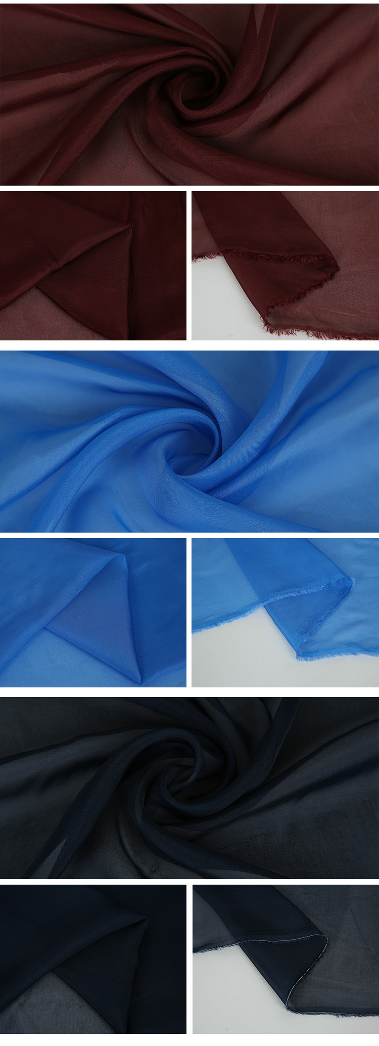N29 Solid Color Blank T-Shirts Rayon Challis Fabric 70% Rayon