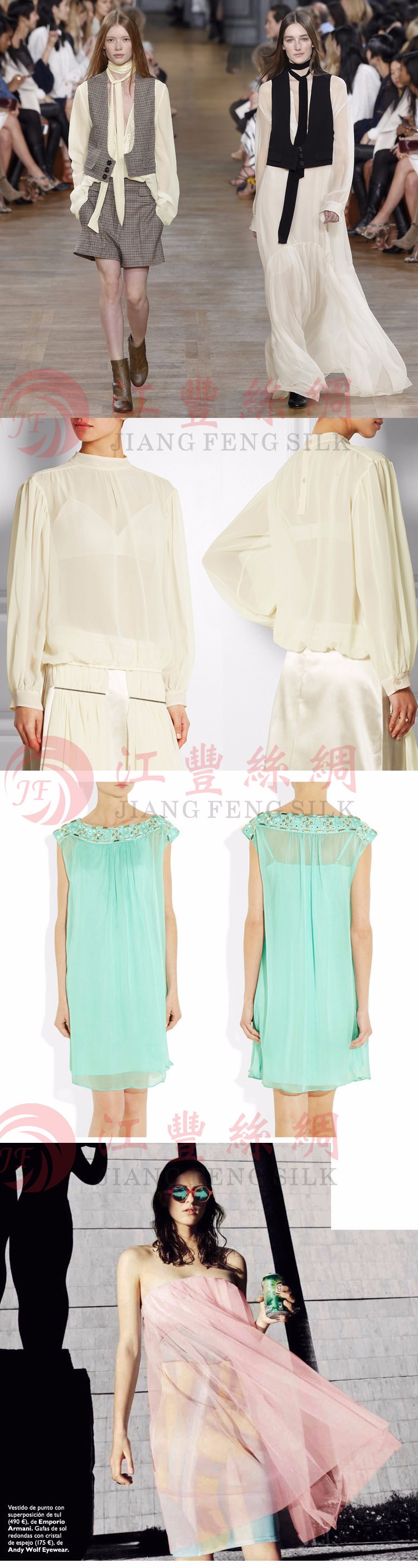 B1 Silk Georgette Custom Silk Fabric For Panties/Scarves