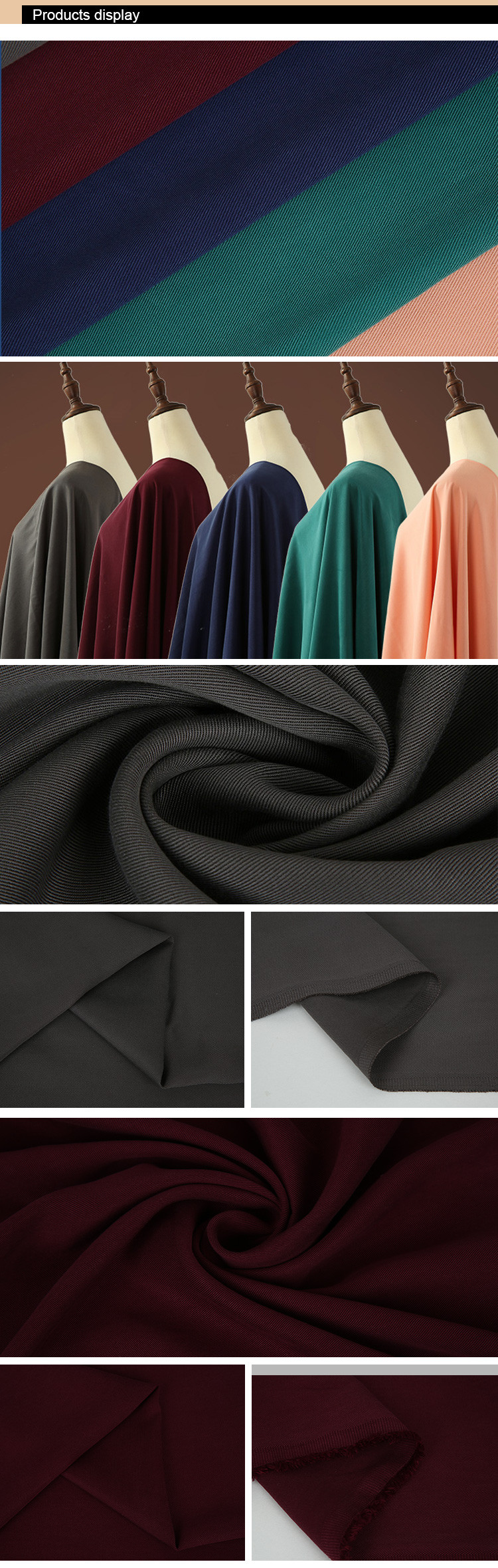 C16 Tencel Coarse Drill 100% Tencel Fabric Wholesale For Garment