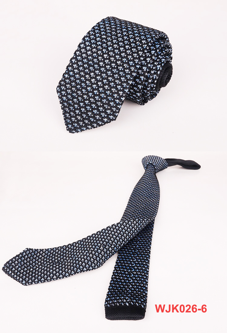 2019 Men's Neckwear Fashion Krawatte Custom Pattern Knitted Ties