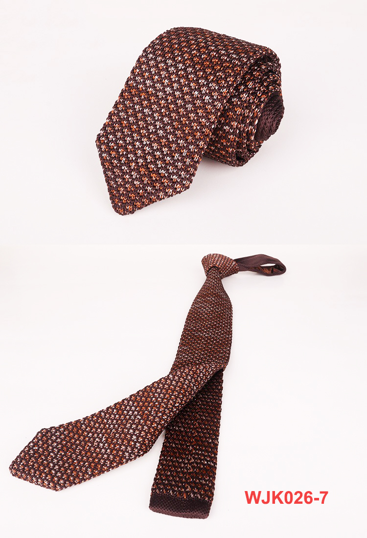 2019 Men's Neckwear Fashion Krawatte Custom Pattern Knitted Ties
