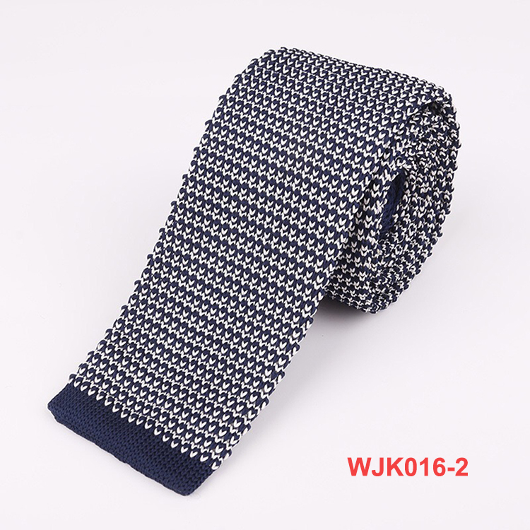 Mens Fashion Various Color Small Dots Pattern Knitted Ties Neckwear