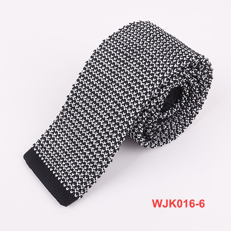 Mens Fashion Various Color Small Dots Pattern Knitted Ties Neckwear