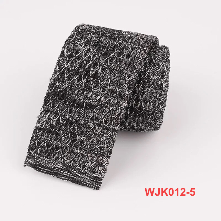 2019 New Design Plain Classic Polyester Mixed Color Knitted Neck Ties