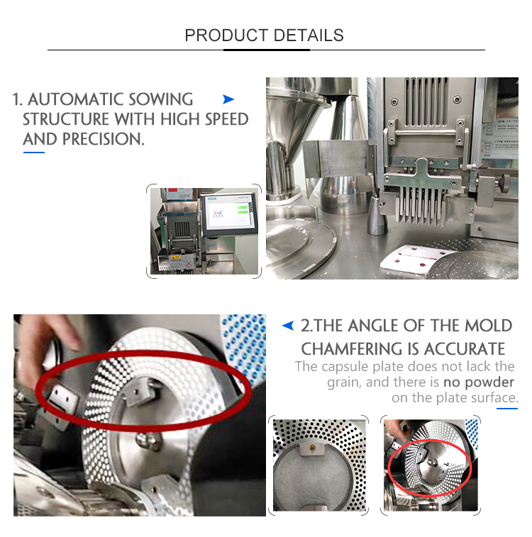 Commercial Pharmaceutical Small Semi-Automatic Capsule Filler Machine