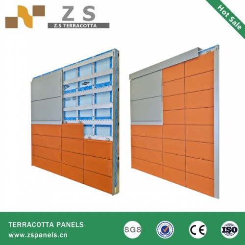 ceramic tile for ventilated wall