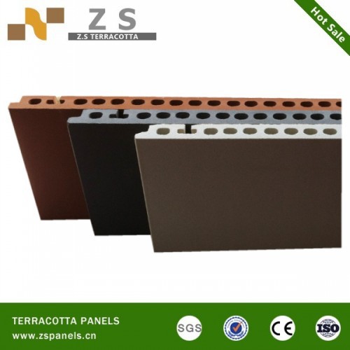ceramic tile for ventilated wall