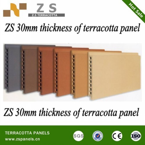 Wall Cladding Terracotta Panel for the Projects in Japan Korea USA