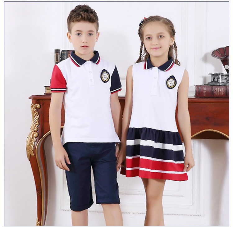 Shirt Sport Kid Unisex short sleeve school uniform